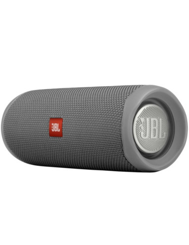 Altavoz bluetooth jbl flip 5 grey - 20w rms -  ipx7 - bateria 4800mah - manos libres - gris