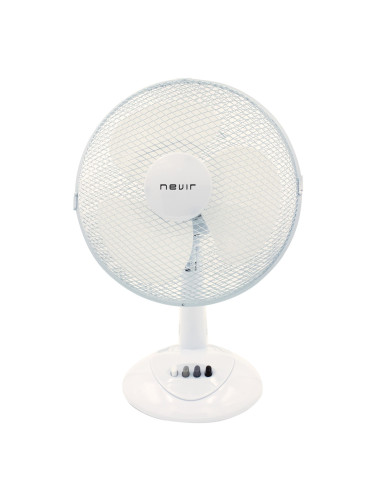 Ventilador de mesa nevir nvr - vm30 - bt 30cm -  33w -  3 velocidades -  aspas blancas