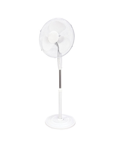 Ventilador de pie nevir nvr - vp40r - b 40cm -  40w -  3 velocidades -  aspas blancas