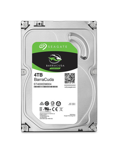 Disco duro interno hdd seagate barracuda st4000dm004 4tb 3.5pulgadas 5900rpm -  256mb -  sata 6gb - s