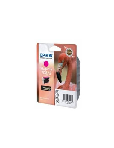 Cartucho tinta epson t0873 magenta 11.4ml stylus photo r1900 -  flamenco