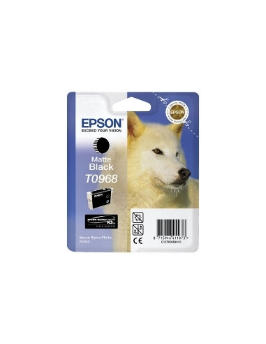 Cartucho tinta epson c13t09684010 negro mate 11.4ml stylus photor2880