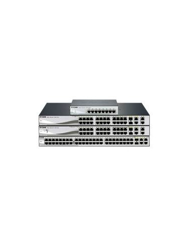 Switch d - link 24 ptos 10 - 100 poe +2 combo +2 gigabit