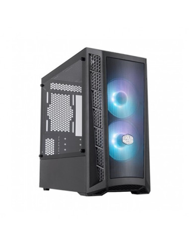 Torre micro atx coolermaster masterbox mb311l argb cristal templado