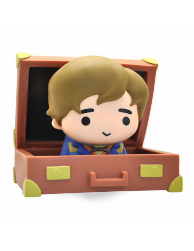 Figura hucha plastoy animales fantasticos y donde encontrarlos newt scamander en maleta chibi