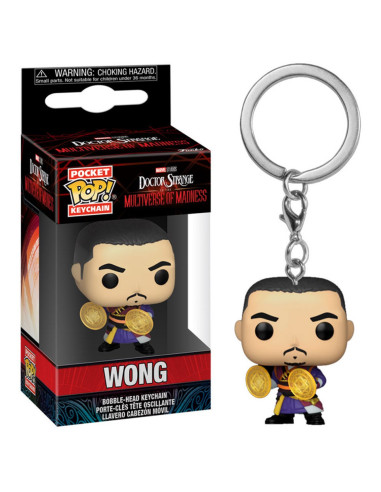 Funko pop keychain llavero doctor strange multiverso de la locura wong 60912