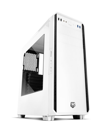 Caja ordenador gaming torre atx nox hummer zs zero edition blanco