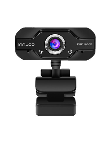 Webcam innjoo cam01 negra full hd - 30fps -  usb 2.0