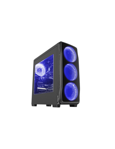 Caja gaming genesis titan 750 atx 1xusb 3.0 2xusb 2.0 s - f con ventana azul