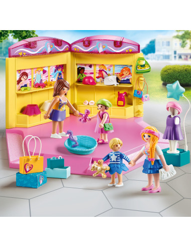 Playmobil ciudad tienda de moda infantil