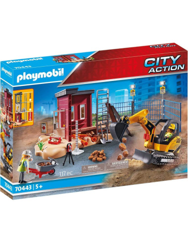 Playmobil mini excavadora