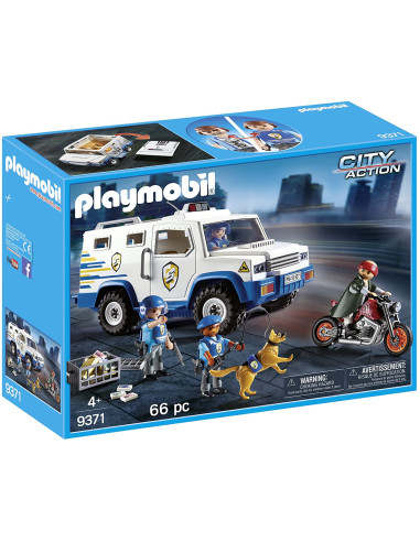 Playmobil vehiculo blindado