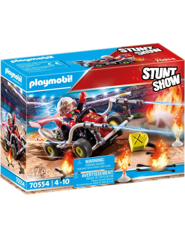 Playmobil stuntshow kart bombero