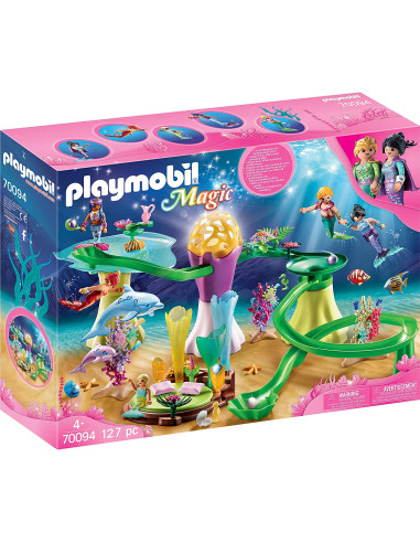 Playmobil cala de sirenas con cupula iluminada