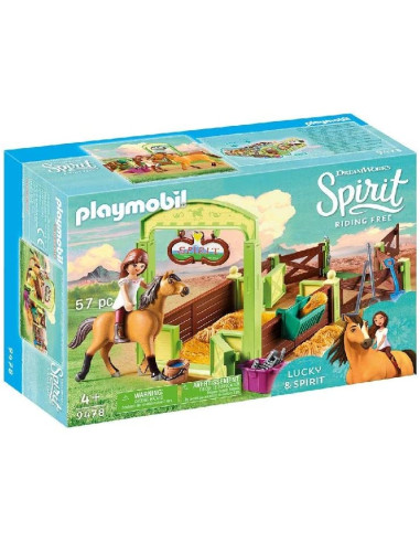 Playmobil spirit indomable establo fortu y spirit