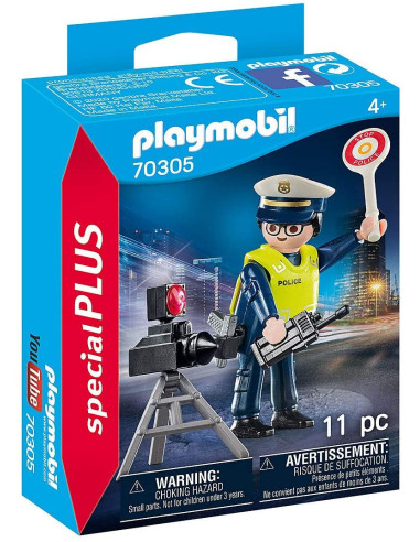 Playmobil policia con radar