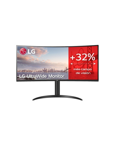 Monitor led lg 34wp75cp 34pulgadas 3440 x 1440 21:9 5ms hdmi display port usb - c altavoces reg. altura gaming