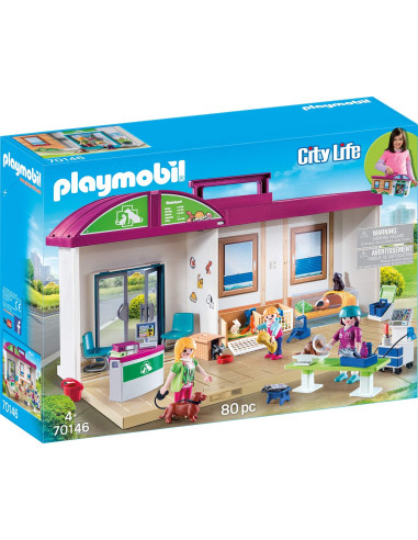 Playmobil clinica veterinaria maletin