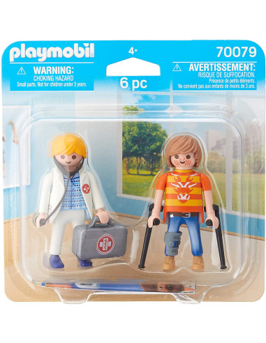 Playmobil duo pack doctora y paciente