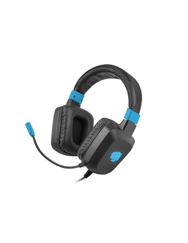 Auriculares gaming fury raptor rgb negro - azul