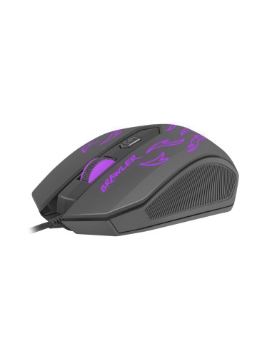 Raton gaming fury brawler 1600dpi negro