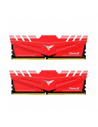 Memoria ram  ddr4 32gb 2x16gb 3200mhz teamgroup dark z rojo - cl 16 - 1.35v tdzrd432g3200hc16fdc01