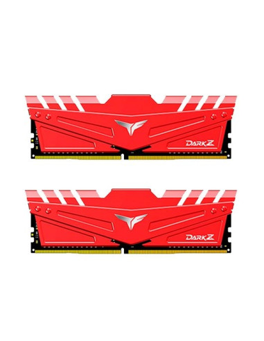 Memoria ram ddr4 32gb 2x16gb 3600mhz teamgroup dark z rojo - cl 18 - 1.2v tdzrd432g3600hc18jdc01