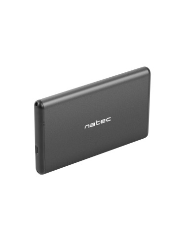 Caja externa natec rhino - c disco duro 25pulgadaspulgadas usb c sata negra