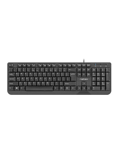 Teclado natec trout slim negro portugues