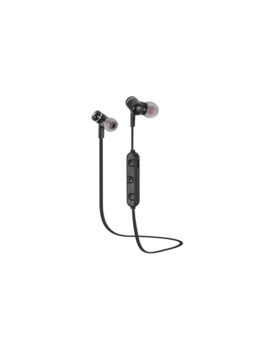 Auriculares natec nsl - 1337 inalambricos con microfono negros