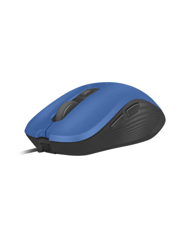 Raton natec drake optico 3200 dpi azul negro