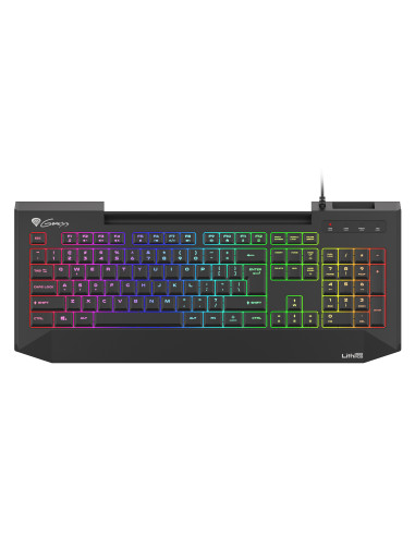 Teclado gaming genesis lith 400 rgb slim switch x - scissor layout español