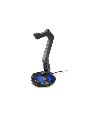 Soporte auriculares sharkoon x - rest 7.1 negro