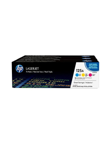 Multipack toner hp original laserjet 125 cf373am cmy