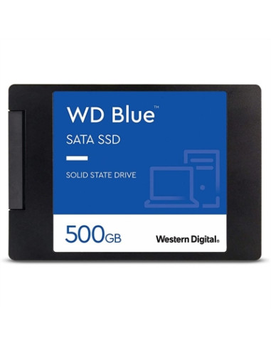 Disco duro interno ssd wd western digital blue wds500g3b0a 500gb 2.5pulgadas sata 3