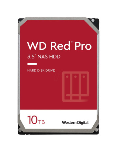 Disco duro interno hdd wd western digital nas red pro wd102kfbx 10tb 3.5pulgadas sata 3 7200rpm 256mb