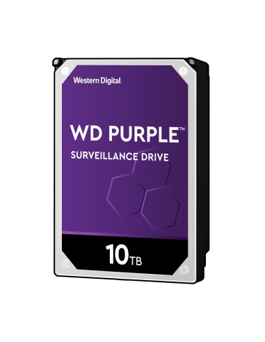 Disco duro interno hdd wd western digital purple wd102purz 10tb 3.5pulgadas sata 3 7200rpm 256mb