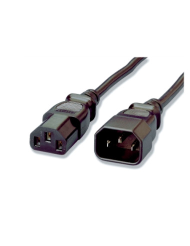 Cable alargo alimentacion equip iec macho -  hembra 1.8m