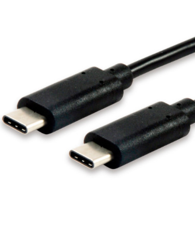 Cable usb tipo c macho a usb tipo c macho 1m