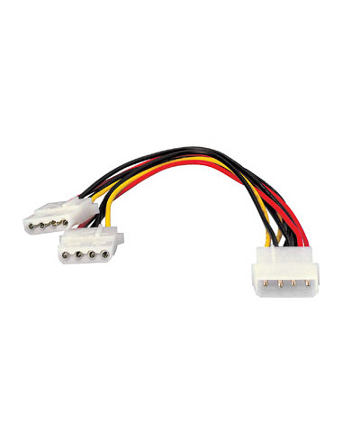 Duplicador cable de alimentacion atx  equip conector molex 5.25 x2