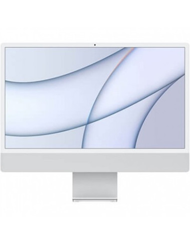 Ordenador apple imac 24pulgadas retina 4.5k silver 2021 chip m1 8c -  8gb -  ssd 256gb -  gpu 7c