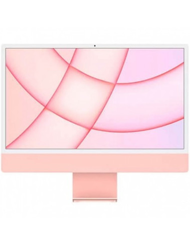 Ordenador all in one apple imac 24pulgadas retina 4.5k pink 2021 chip m1 8c -  8gb -  ssd 256gb -  gpu 8c