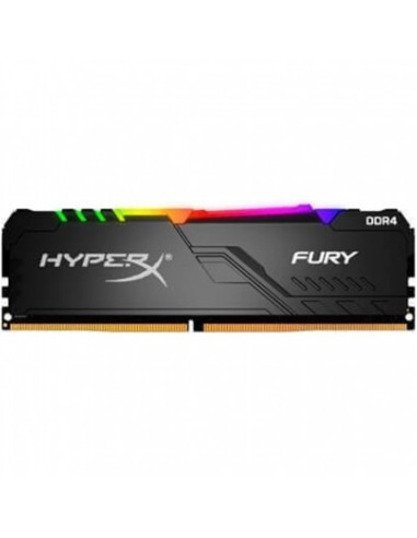 Memoria ram ddr4 16gb 3466mhz kingston hyperx fury rgb negro -  cl 17 -  1.35v