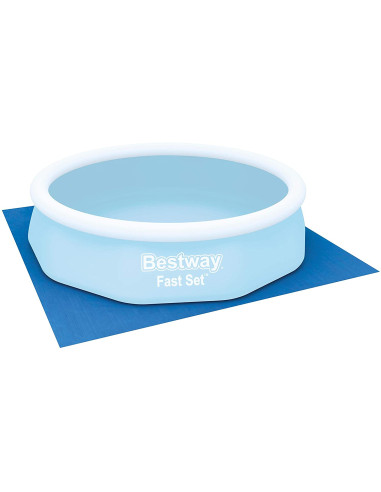 Bestway 58001 -   tapiz de suelo para piscina azul 335x335 cm