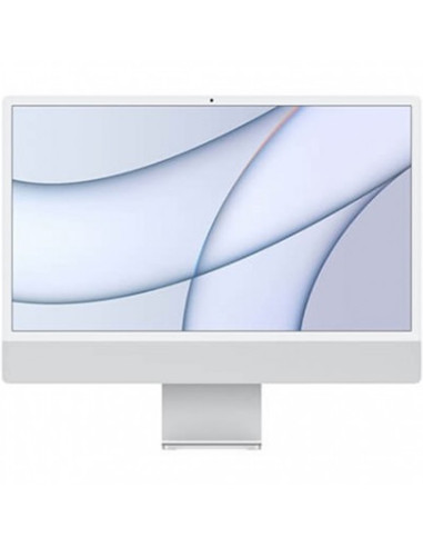 Ordenador apple imac 24pulgadas retina 4.5k silver 2021 chip m1 8c -  8gb -  ssd256gb -  gpu 8c