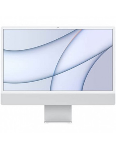 Ordenador apple imac 24pulgadas retina 4.5k silver 2021 chip m1 8c -  8gb -  ssd512gb -  gpu 8c