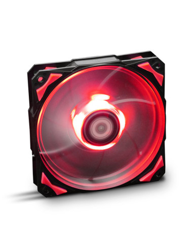 Ventilador caja nox h - fan led 120mm negro led rojo