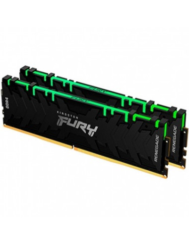 Memoria ram ddr4 16gb 2x8gb kingston - 4000mhz - pc4 - 32000 - fury renegade rgb - cl 19 - 1.35v