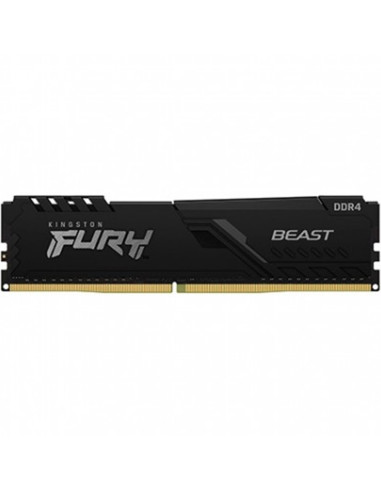 Memoria ram ddr4 8gb kingston - 3000mhz - pc4 24000 - fury beast negro - cl 15 - 1.35v