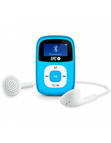 Reproductor mp3 8gb spc firefly azul bluetooth 2.0 -  clip -  radio fm - in 3.5mm -  grabacion voz